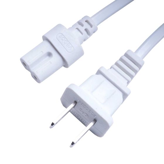 Vebos power cable with right-angled plug for Sonos Play 3 white 9 inch/25 cm US plug