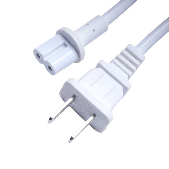Vebos power cable with right-angled plug for Sonos Playbase white 196 inch/5 m cable US plug