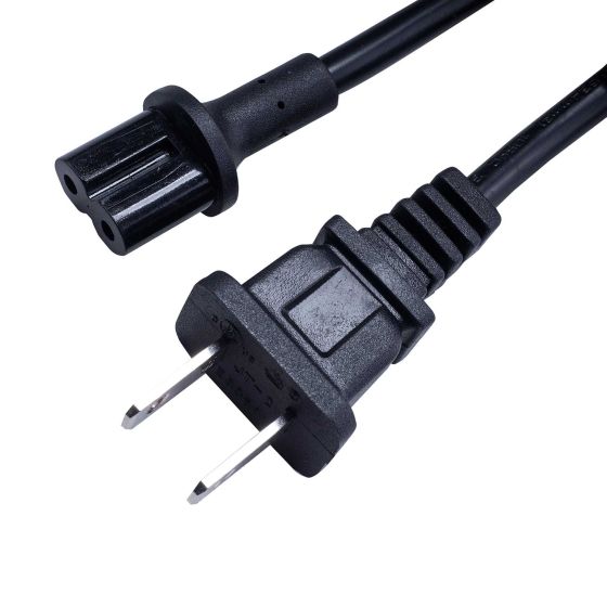 Vebos power cable with right-angled plug for Sonos Play 5 white 196 inch/5 m cable US plug
