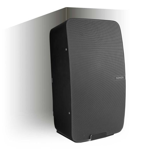 Vebos corner wall mount for Sonos Play 5 Gen 2 black - vertical