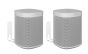 Set of two white Vebos wall mounts for Sonos One SL