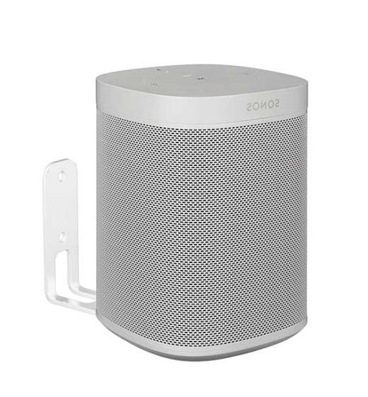 White Vebos wall mount for Sonos One SL