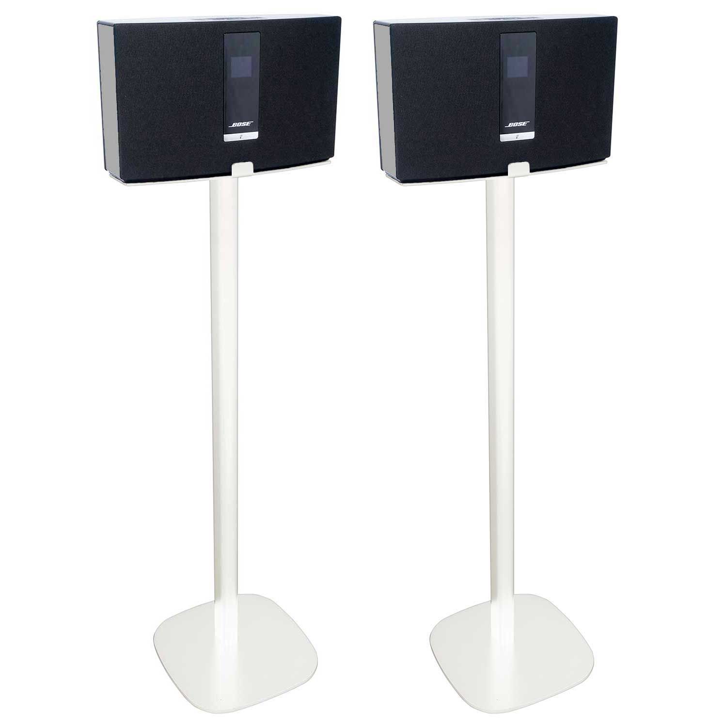 Vebos floor stand Bose Soundtouch 20 white set | The floor stand