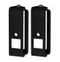 Set of two black Vebos wall mounts for Sonos Play 1
