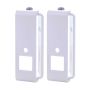Set of two white Vebos wall mounts for Sonos Play 1