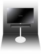 Vebos tv floor stand Sonos Playbar white