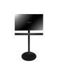 Black Vebos TV floor stand for Hisense Soundbar