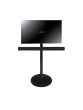 Black Vebos TV floor stand for Sonos Arc