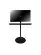 Black Vebos TV floor stand for Yamaha Sound Bar