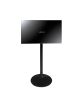Black Vebos TV floor stand for XS