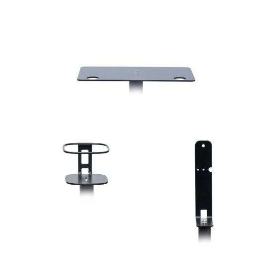 Speaker stand brackets sold separately for various brands and types of speakers