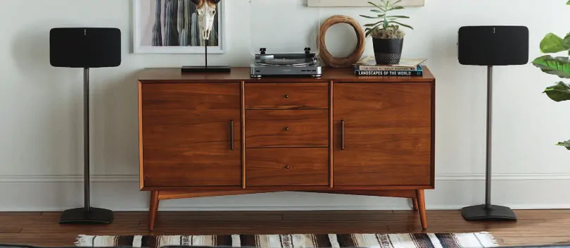 Material speaker stand